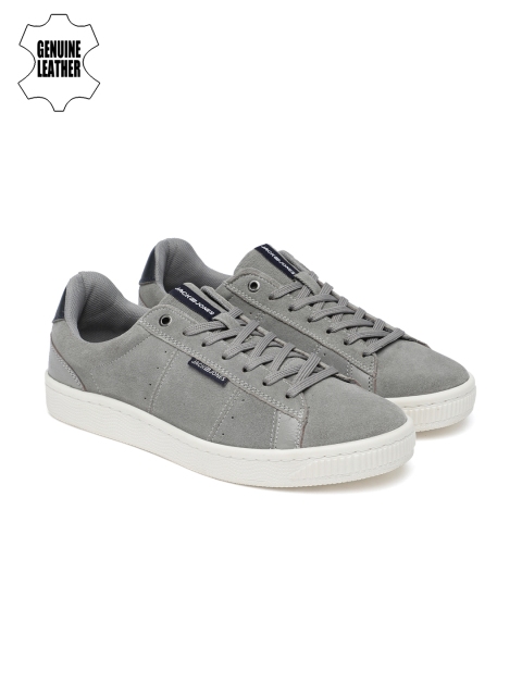 

Jack & Jones Men Grey Nubuck Sneakers