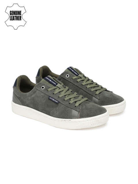 

Jack & Jones Men Green Nubuck Sneakers