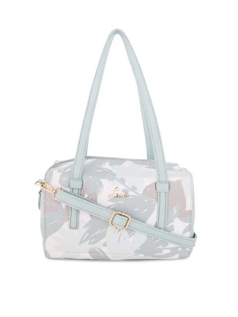 

Lavie White & Pastel Blue Printed Shoulder Bag