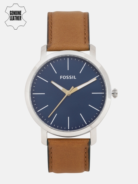 

Fossil Men Blue Leather Analogue Factory Serviced Watch BQ2311I_FSS