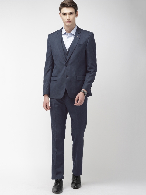 

Arrow Men Navy Blue Body Tailored Fit Formal Suit