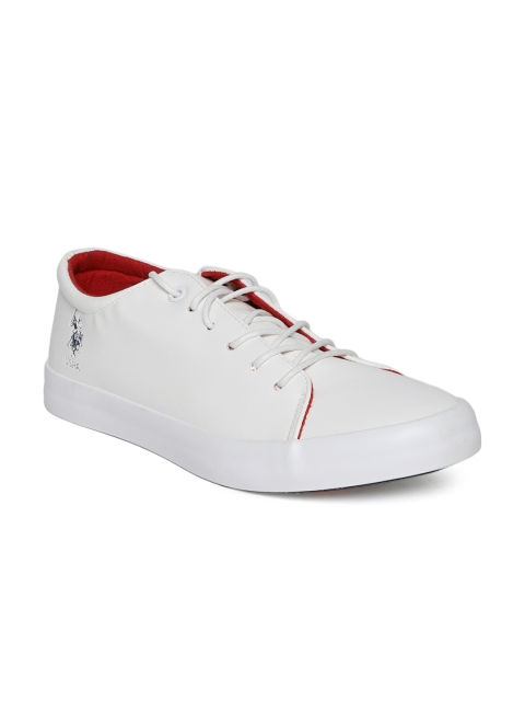 

U.S. Polo Assn. Men White Sneakers