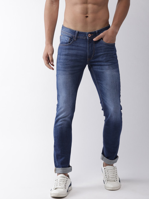 

Flying Machine Men Blue Jackson Skinny Fit Low-Rise Clean Look Stretchable Jeans