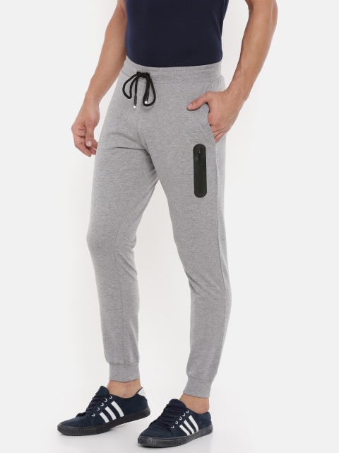 

People Men Grey Solid Joggers