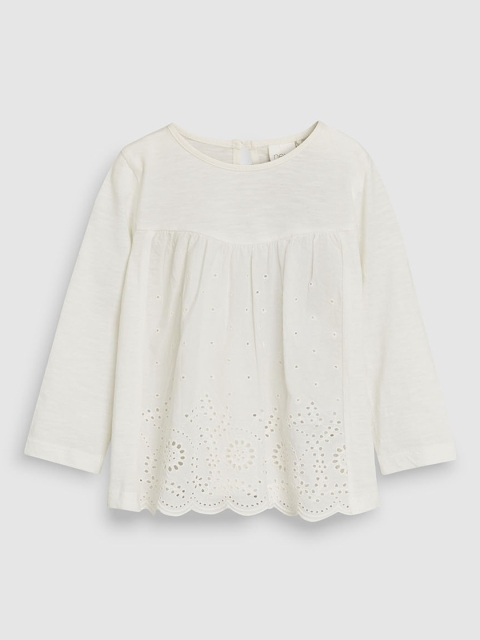 

next Girls Off-White Self Design Empire Top