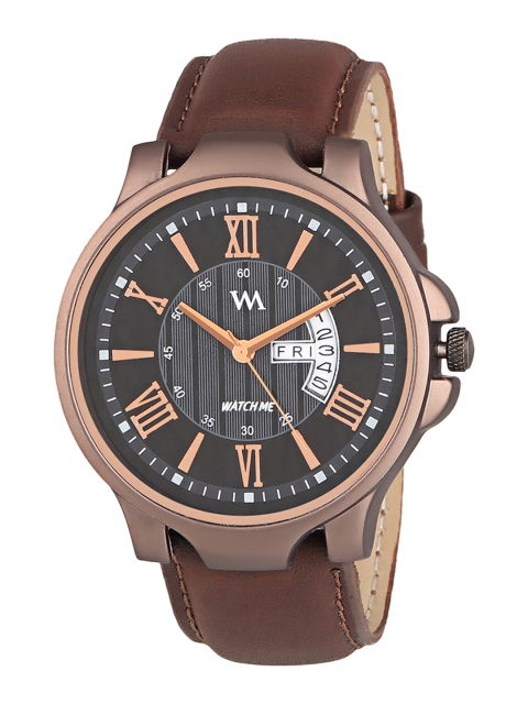 

WM Men Black & Brown Analogue Watch with Wallet GW-003-DDWM-023p1