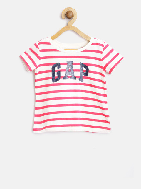 

GAP Girls Logo Short Sleeve T-Shirt, Pink