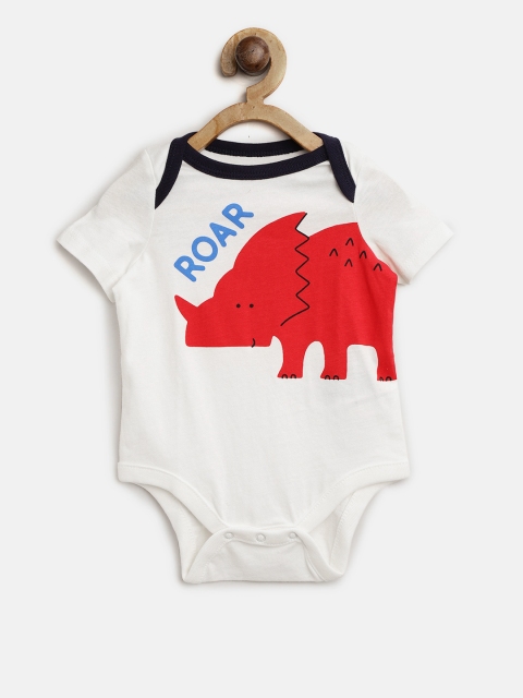 

GAP Baby Boy Short Sleeve Bodysuit, Off white