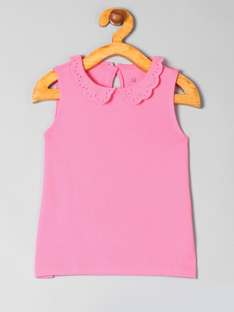 

GAP Girls Pink Collar Top