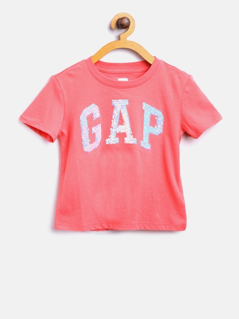 

GAP Girls Graphic Short Sleeve T-Shirt, Pink