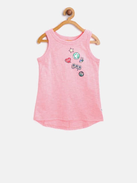

GAP Girls Graphic Top, Pink