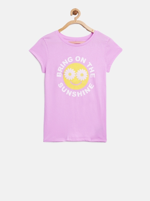 

GAP Girls Lavender Graphic Short Sleeve T-Shirt