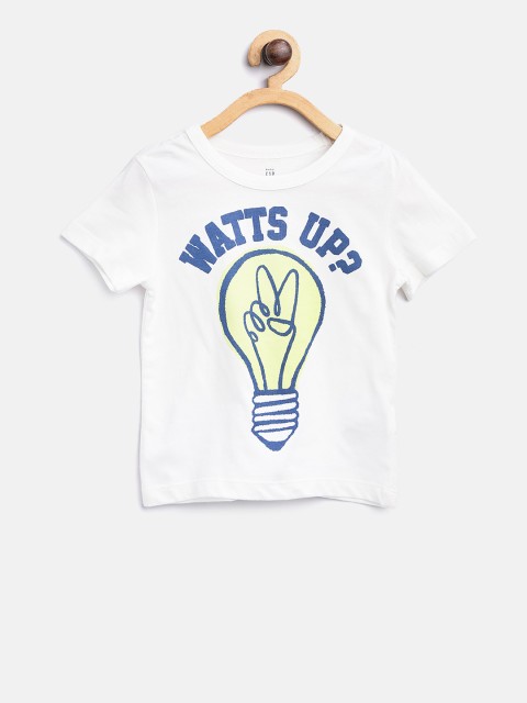

GAP Boy Short Sleeve Graphic T-Shirt, Off white