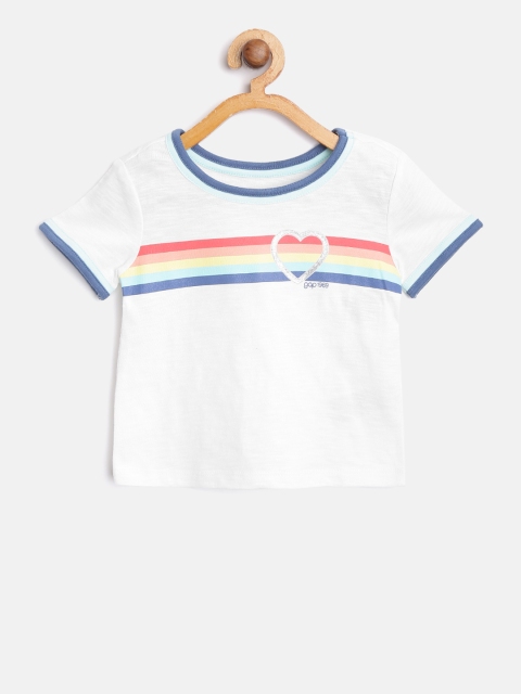 

GAP Girls Graphic Short Sleeve T-Shirt, White