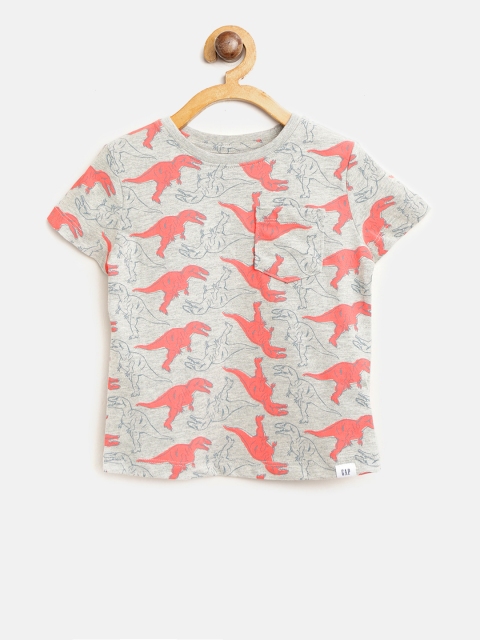 

GAP Boy Short Sleeve T-shirt, Grey melange