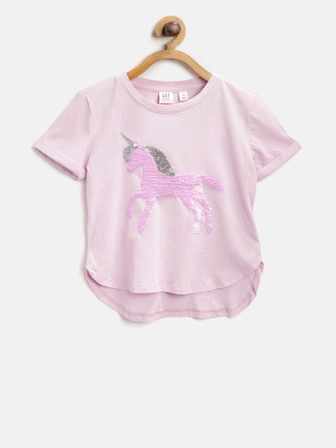 

GAP Girls Graphic Short Sleeve T-Shirt, Lavender