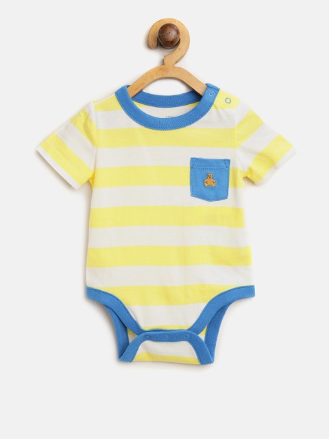 

GAP Baby Boy Bodysuit, Yellow