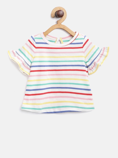 

GAP Baby Girl Graphic Ruffle T-Shirt, Multi