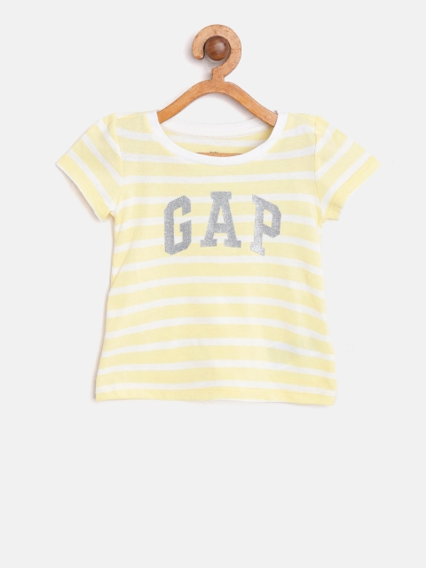 

GAP Girls Logo Short sleeve T-Shirt, Yellow