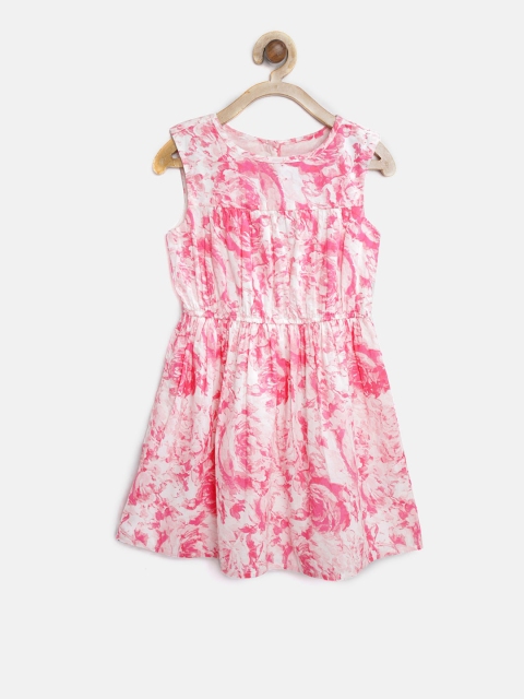 

GAP Girls Sleeveless Tie-Waist Shirtdress, Pink