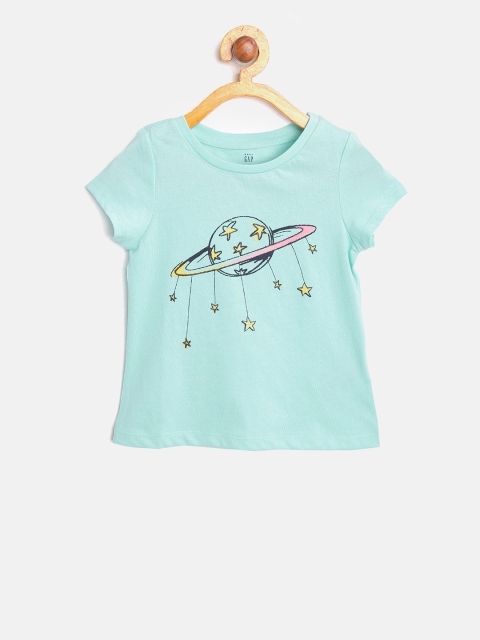 

GAP Girl Graphic Short Sleeve T-shirt, Blue
