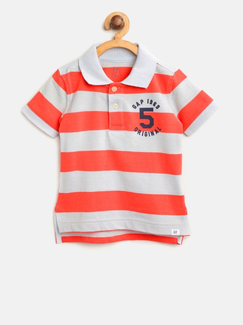 

GAP Boy Logo Polo T-shirt, Orange