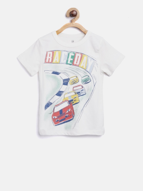 

GAP Boy Short Sleeve Graphic T-Shirt, Off white