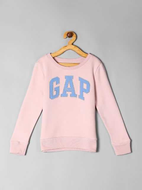 

GAP Girls Pink Printed Sweatshirt