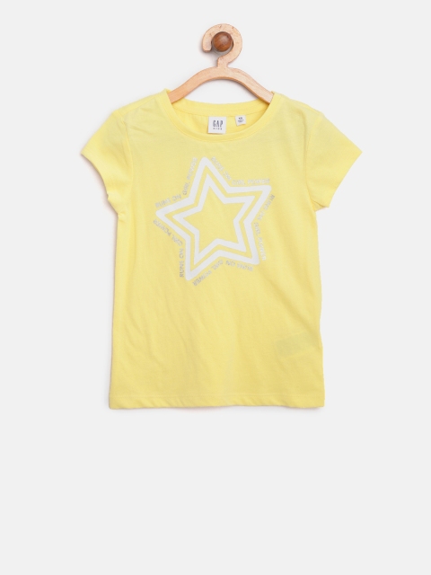 

GAP Girls Graphic Short Sleeve T-shirt, Yellow