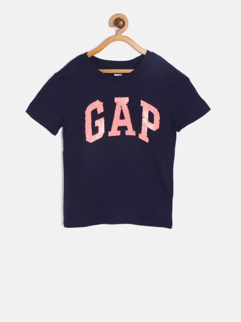 

GAP Girls Graphic Short Sleeve T-shirt, Navy blue