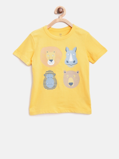 

GAP Boy Short Sleeve Graphic T-shirt, Yellow