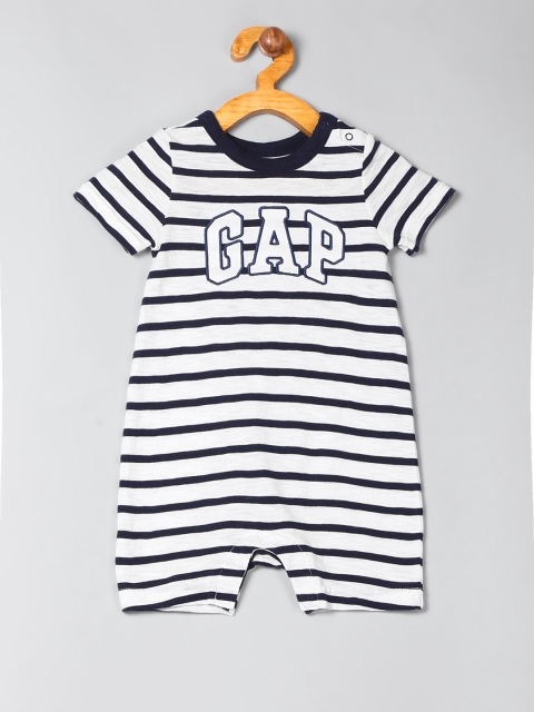 

GAP Baby Boy Logo Bodysuit, Off white