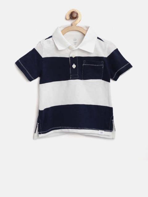 

GAP Boy Polo T-shirt with Pocket, White