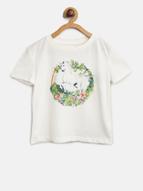 

GAP Girls Graphic Short Sleeve T-Shirt, White