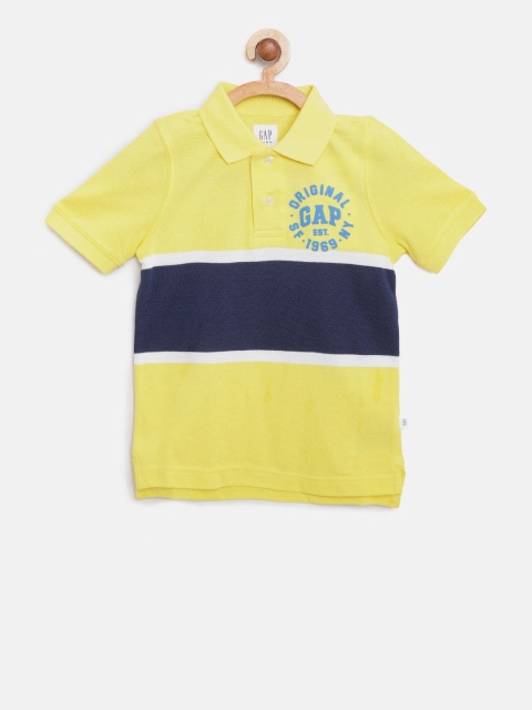 

GAP Boys' Polo T-Shirt in Stretch, Yellow
