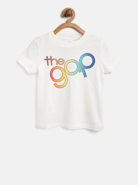 

GAP Baby Boy Logo Short Sleeve T-Shirt, White