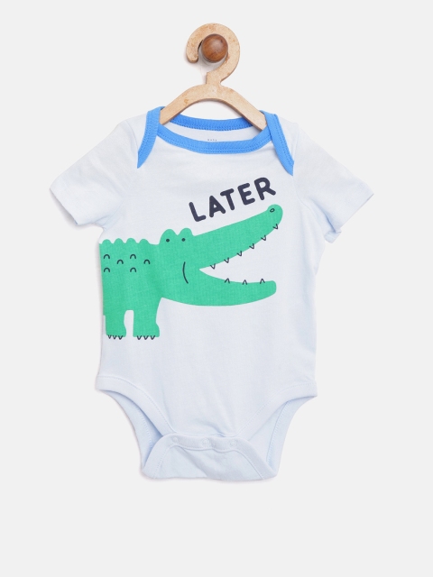 

GAP Baby Boy Short Sleeve Bodysuit, Blue
