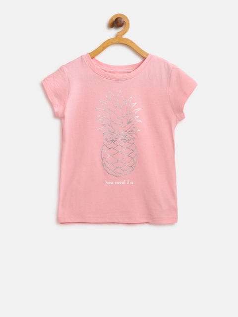 

GAP Girls Graphic Short Sleeve T-shirt, Pink