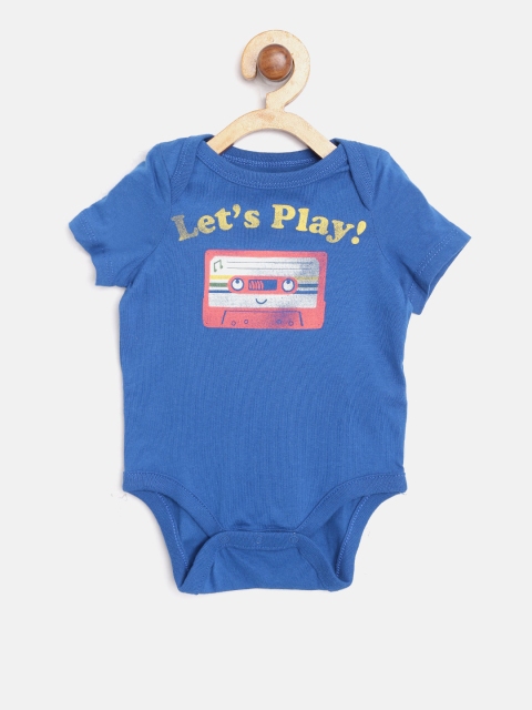 

GAP Baby Boy Graphic Short Sleeve Bodysuit, Blue