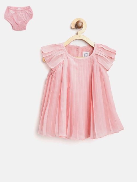 

GAP Baby Girl Chiffon Dress, Pink