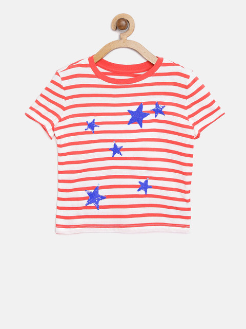 

GAP Girls Graphic Short Sleeve T-Shirt, Red