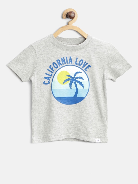 

GAP Boy Graphic Short Sleeve T-Shirt, Grey melange