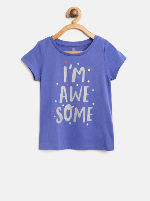 

GAP Girl Graphic Short Sleeve T-Shirt, Blue