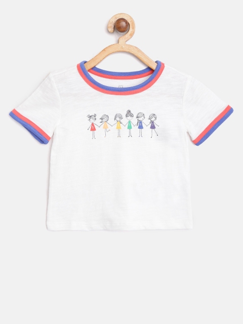 

GAP Girl Graphic Short Sleeve Pure Cotton T-shirt, White