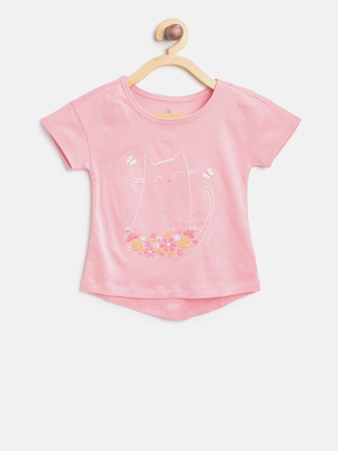 

GAP Girl Graphic Short Sleeve T-Shirt, Pink