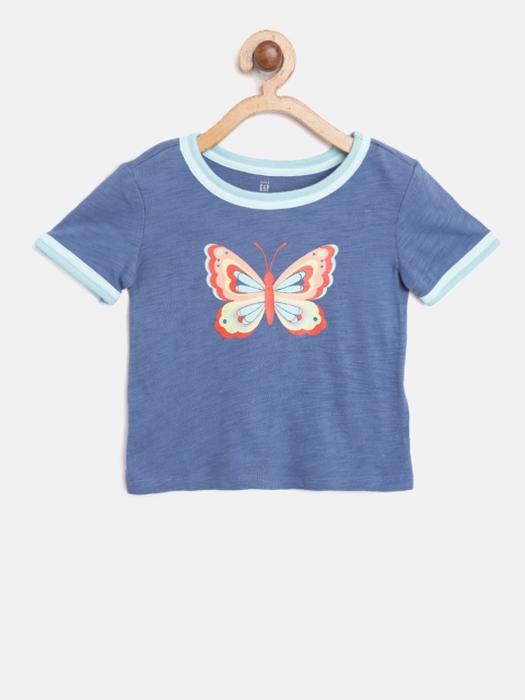 

GAP Girl Graphic Short Sleeve T-Shirt, Blue