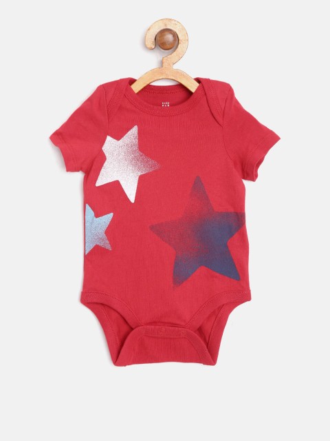 

GAP Baby Boy Graphic Short Sleeve Bodysuit, Red