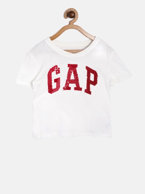

GAP Girls Graphic Short Sleeve T-shirt, White