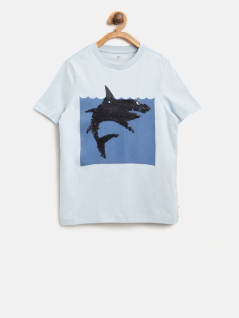 

GAP Boys' Graphic Short Sleeve T-Shirt, Blue