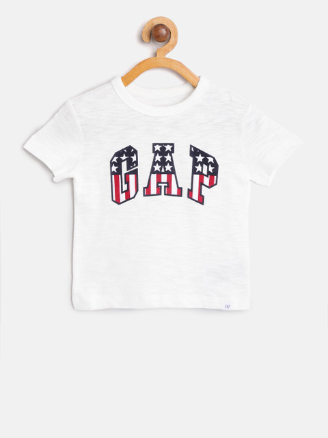 

GAP Boy Logo Short Sleeve T-Shirt, White
